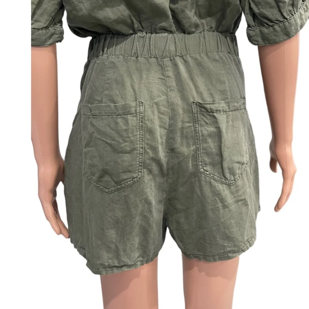 Zara Linen Blend Jumpsuit